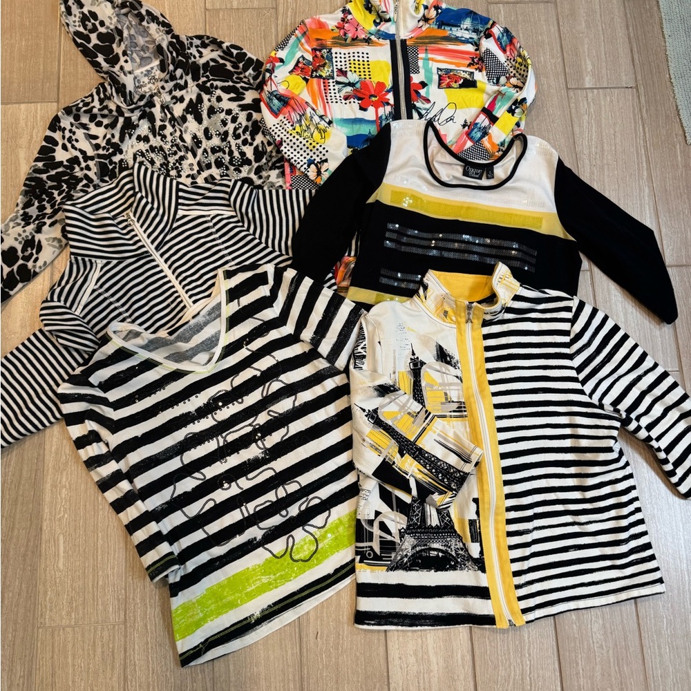 Lot of Onque Casuals women’s tops, L